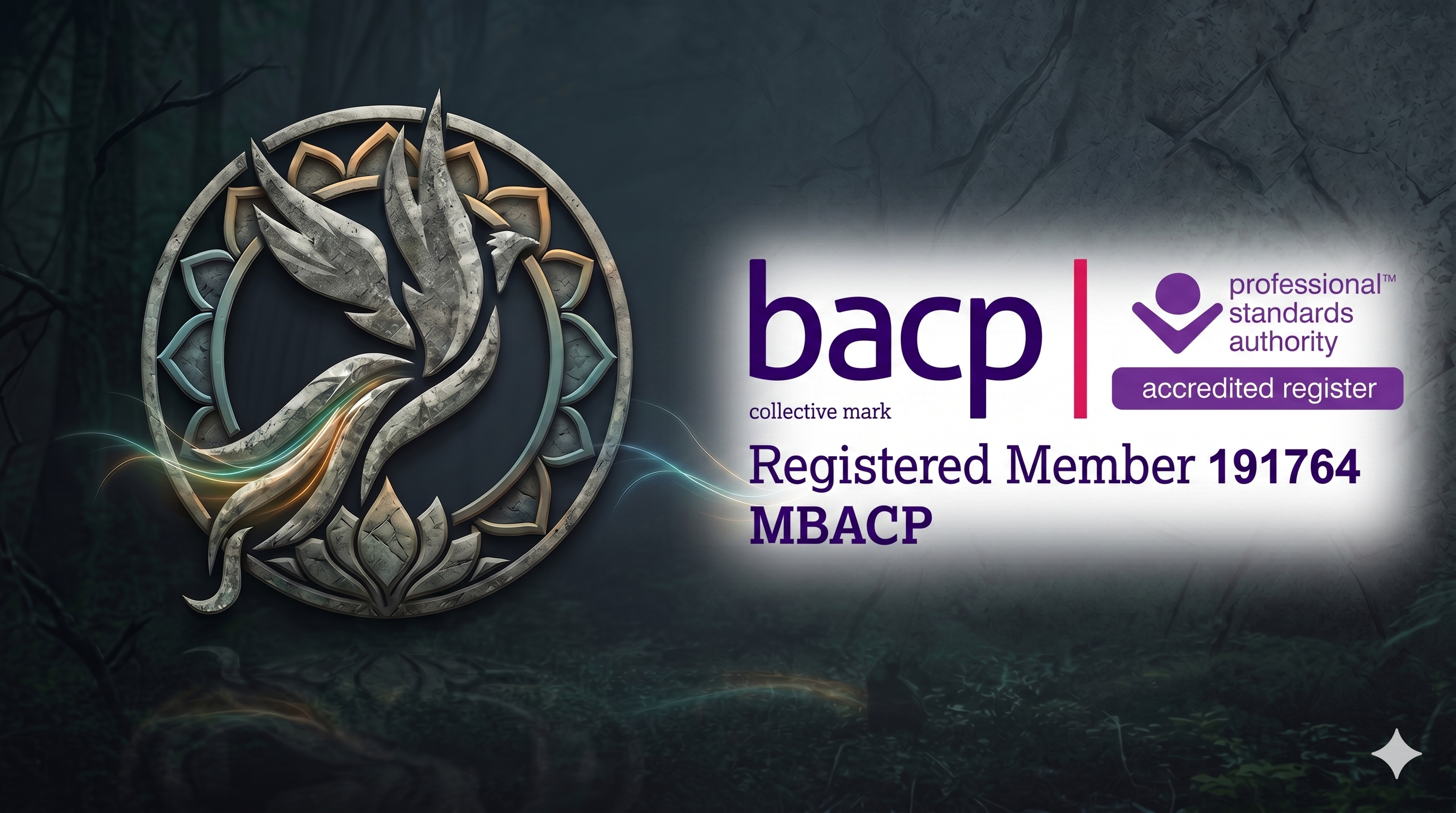 BACP Registered Number - Ensuring ethical and professional counselling