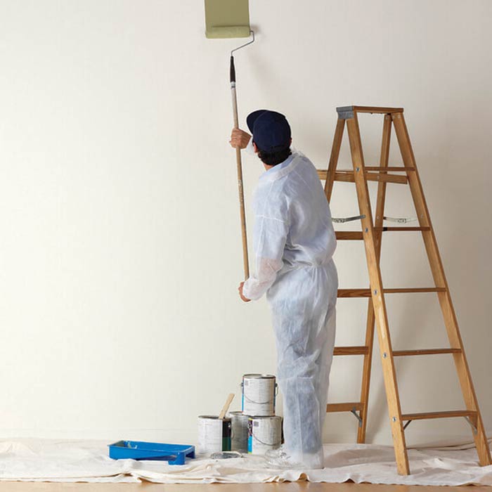 Professional interior painting with a smooth, even finish.